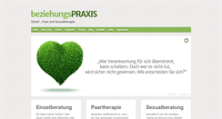 Desktop Screenshot of beziehungspraxis.de